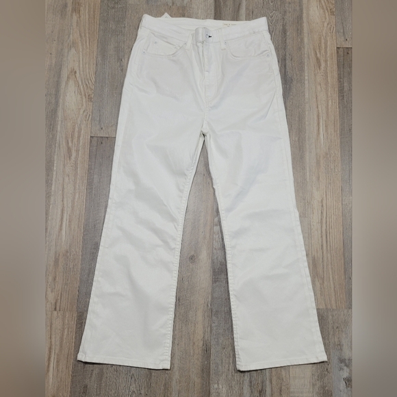 Rag & Bone Casey Coated High-Rise Ankle Flare Jeans SZ 31 - Picture 2 of 7